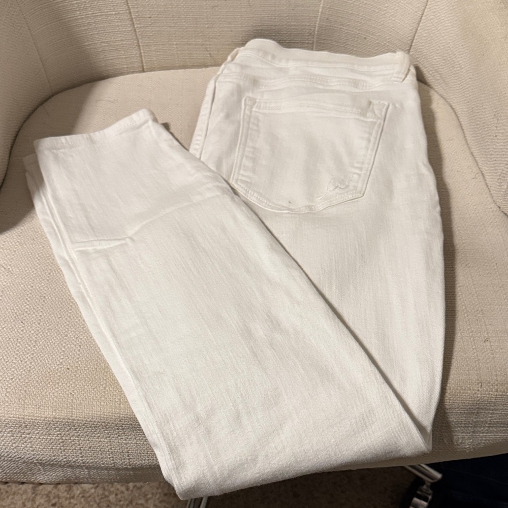 Express Women's White Jean Leggings